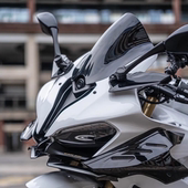 下唇RH定风翼后视镜竞技加高风挡配件 赛600RS改装 适用24 25赛800