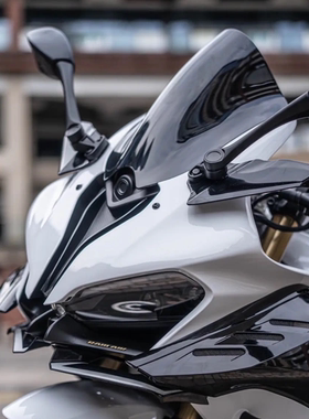 适用24 25赛800 赛600RS改装下唇RH定风翼后视镜竞技加高风挡配件