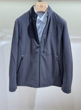BOSSsunwen博斯绅威23秋冬针织立领棉服外套134325019480吊牌3980