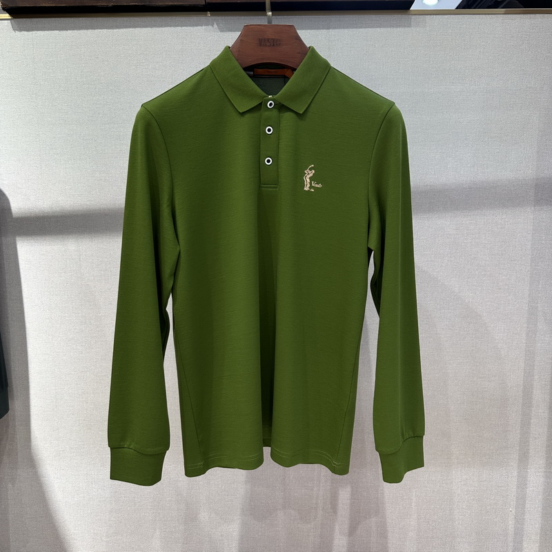 华斯度VASTO男装秋冬款翻领商务休闲长袖T恤32T052411专柜1686