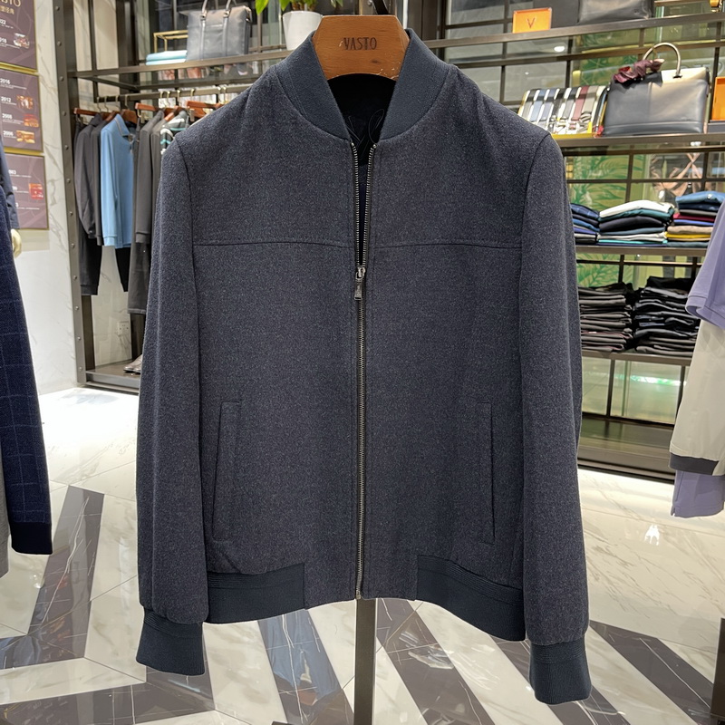 华斯度VASTO男装秋冬款棒球领商务休闲夹克外套02E081136专柜3680