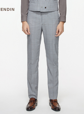 卡尔丹顿男装春秋新款套西配裤休闲长裤KCAS12640NAG1吊牌2500