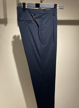 卡尔丹顿男士春夏款绵羊毛商务休闲西裤KABS22610专柜2600