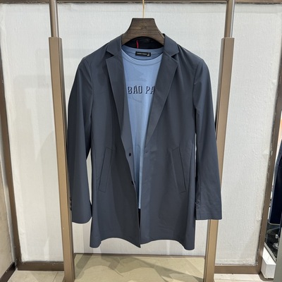 卡奴迪路中长春夏风衣