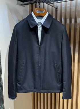 卡尔丹顿秋冬翻领羊绒加棉尼克服外套KBBW55614吊牌16800