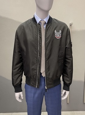 卡尔丹顿男装秋冬款休闲棒球领棉服外套KBCW85164LAB1专柜3680