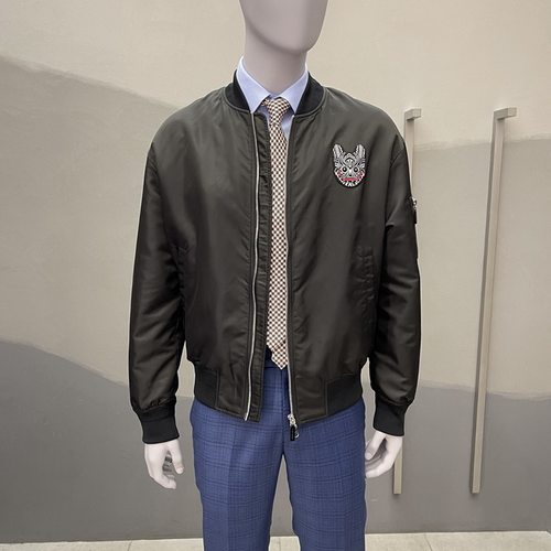 卡尔丹顿男装秋冬款休闲棒球领棉服外套KBCW85164LAB1吊牌3680
