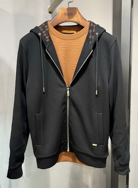 华斯度VASTO男装秋冬羊毛开衫休闲连帽针织外套22F192171专柜2985