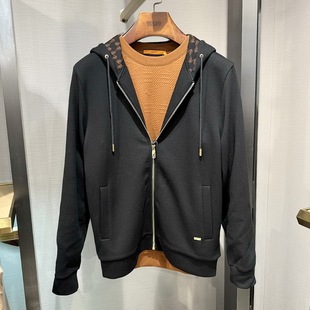 华斯度VASTO男装 休闲连帽针织外套22F192171专柜2985 秋冬羊毛开衫