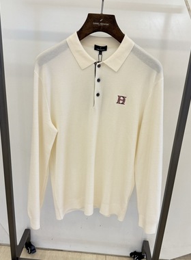 Hechter/丹尼爱特秋冬款商务休闲翻领套头毛衣DN41819专柜2990HC