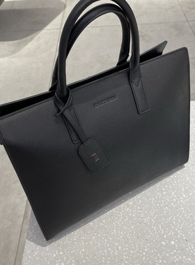 卡尔丹顿商务时尚男士黑色公文包KBPW06231BAB1专柜4380