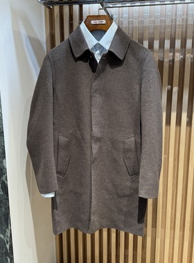卡尔丹顿男装秋冬长款商务休闲羊毛大衣风衣KCBW65814专柜6800