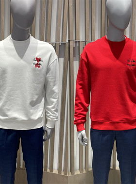 卡尔丹顿男2021秋冬都市针织长袖T恤KBCW15468RAR2/KBCW15468RAW1