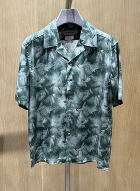 卡尔丹顿男装正品25春夏商务休闲短袖衬衫KFDS43102HHV4吊牌1980