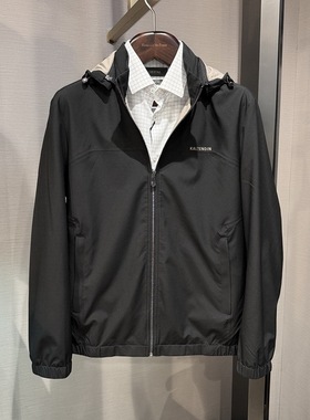 卡尔丹顿24秋冬商务连帽休闲夹克外套AE5W15132三色可选专柜3680