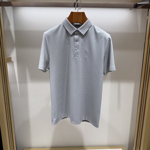 博斯绅威BOSSsunwen春夏商务柔软翻领短袖POLO衫M622T019吊牌1980