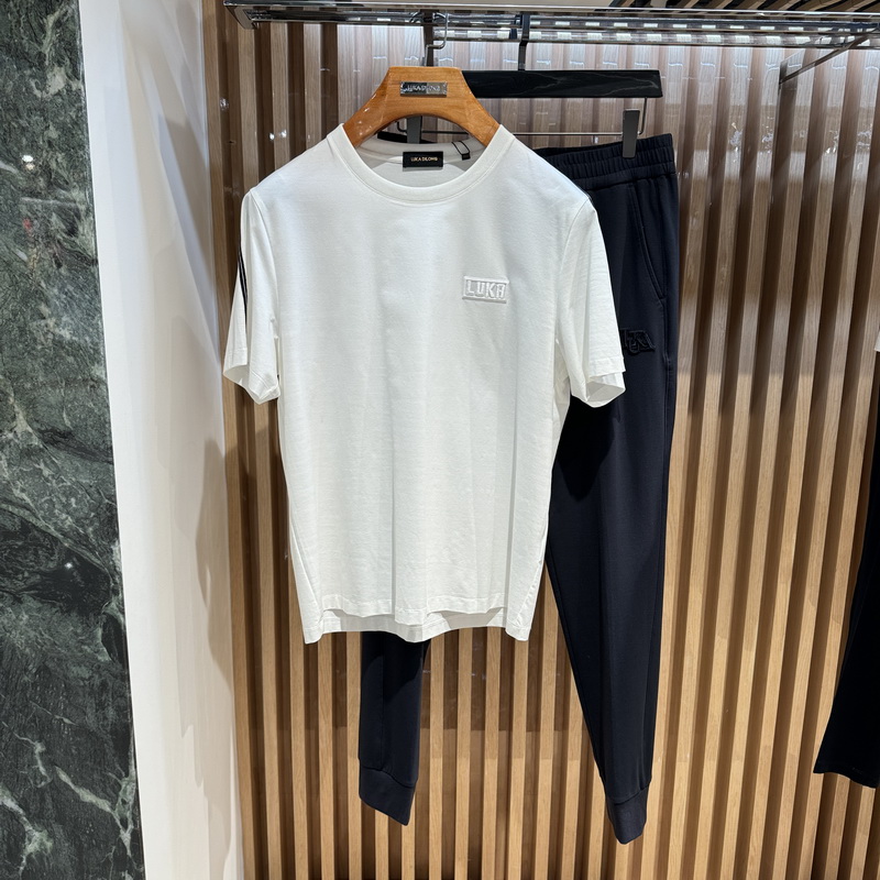 路卡迪龙男装春夏款休闲圆领短袖运动套装111232113a专柜2680