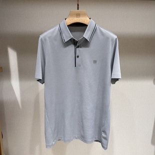 博斯绅威BOSSsunwen23春夏翻领短袖T恤多色132410620480吊牌1980