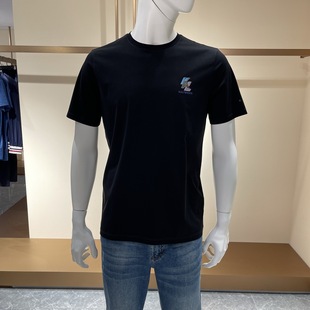 卡尔丹顿男装春夏款纯棉圆领短袖T恤多色AC5S00123吊牌1680