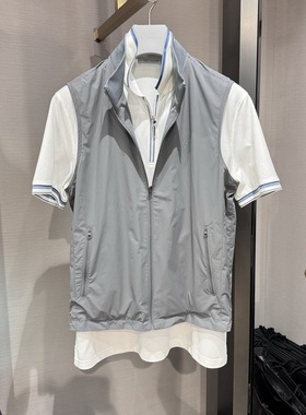 卡尔丹顿春夏款立领双面穿休闲背心马甲KDCS25000专柜2380