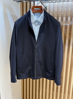 卡尔丹顿2023秋冬款商务休闲立领夹克外套KDAW15102LAN6专柜3680