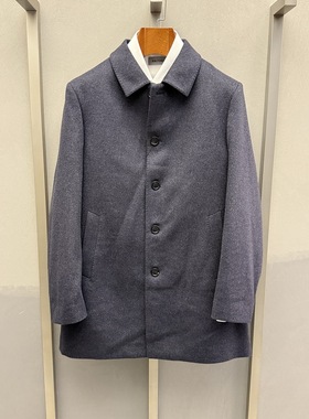 卡尔丹顿秋冬款商务休闲鹅绒毛呢大衣外套KFAL05806FAD4专柜5800