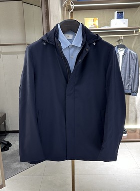 卡奴迪路男装秋冬款连帽商务休闲棉衣棉服外套8302254专柜6980