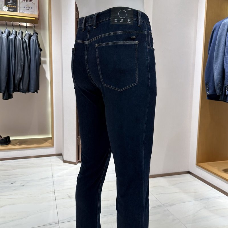 博斯绅威BOSSsunwen男士春夏休闲直筒牛仔裤111138136780吊牌1680