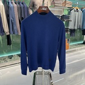 山羊绒商务多色圆领羊绒衫 路卡迪龙男装 秋冬款 385221105专柜3380