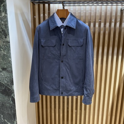 卡尔丹顿男装秋冬款翻领商务夹克棉服外套KCBW45505FAN1吊牌3980