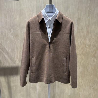 卡尔丹顿男装24秋冬商务休闲翻领夹克外套KEBW24313FAC5专柜3980