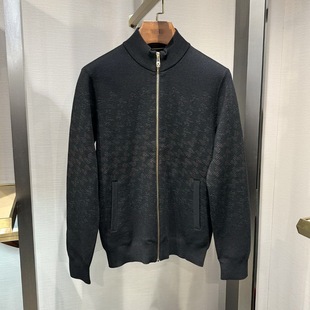 华斯度VASTO男装 休闲立领针织外套22F191091专柜3985 秋冬羊毛开衫