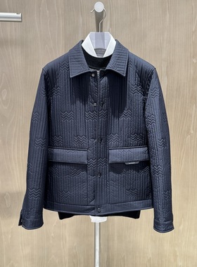 卡尔丹顿男装秋冬款翻领商务休闲棉服外套KDBW45503FAN6专柜3980