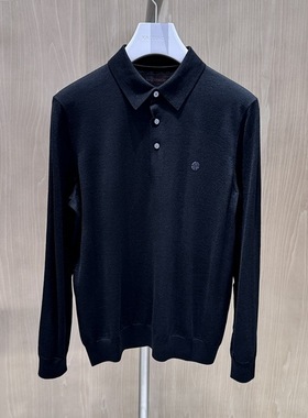 卡尔丹顿男装2024秋冬商务翻领羊毛衫两色KEBW14108FAB1专柜1980