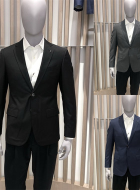 卡尔丹顿男装20秋冬新款商务正装套西西装西服KAAL01605专柜2680