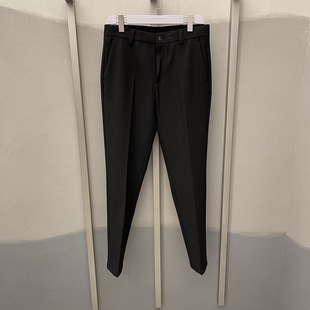 卡尔丹顿男装21秋冬款商务纯色休闲长裤KBCW42266NAB1吊牌1680