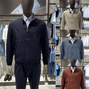 华斯度VASTO男装春秋款商务立领休闲夹克外套02E081107专柜3686