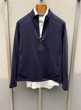 卡尔丹顿男装秋冬款商务休闲立领夹克外套SFMW21706LAN6专柜1398