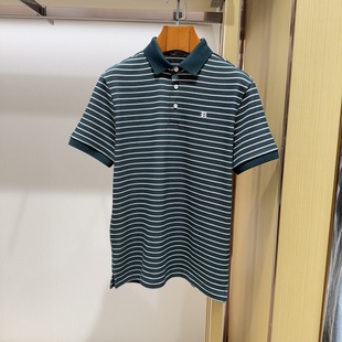 博斯绅威BOSSsunwen春夏商务柔软翻领短袖POLO衫M621T015吊牌1980