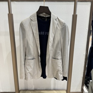 春夏商务休闲单西西服外套8012315吊牌3980 卡奴迪路男装
