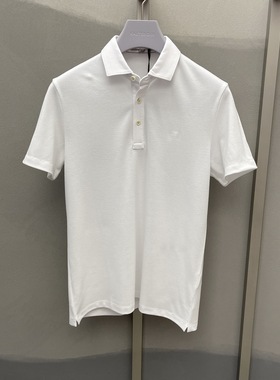 卡尔丹顿男装春夏款棉氨翻领休闲短袖T恤衫KBBS20134专柜1980