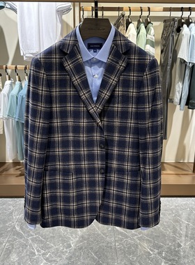 卡尔丹顿秋冬新款商务绵羊毛休闲单西西服外套KABW31629专柜5900