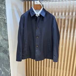 路卡迪龙男装秋冬款翻领山羊绒夹棉夹克外套151216101专柜11880