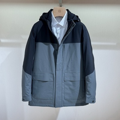 博斯绅威BOSSsunwen2024秋冬鹅绒休闲连帽羽绒服外套144315500257