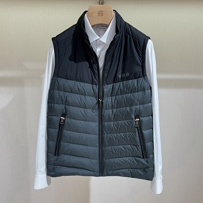 博斯绅威BOSSsunwen23秋冬立领羽绒马甲外套134335720880专柜2980