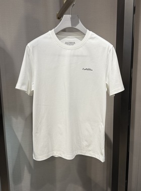 卡尔丹顿男装25年夏季新款商务针织圆领短袖T恤AFAS30102专柜1380