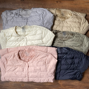 款 柔软轻薄羽绒服女士修身 保暖内胆轻暖便携夹克 女款 优