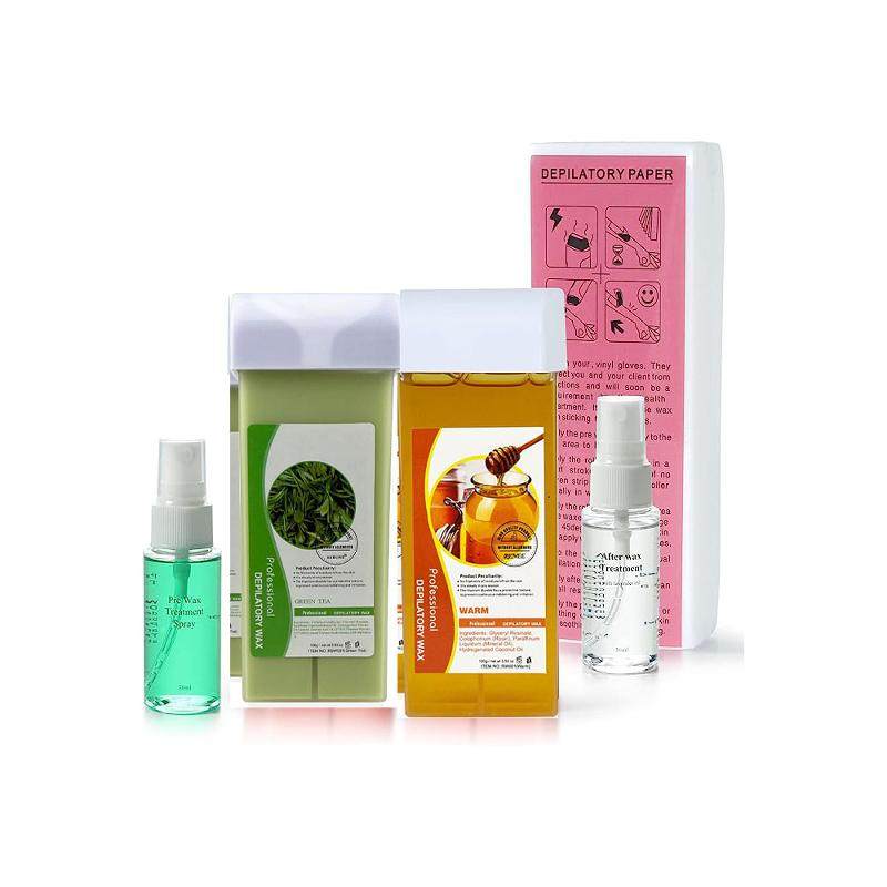 蜜蜡脱毛蜡块美容院热蜡机蜡条全身四肢通用便携滚轮脱毛蜡