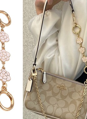 lucky 适用于蔻驰laurel延长链coch流浪包加长链条山茶花改造配件