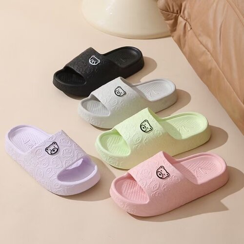 2026夏季新款EVA防滑不臭脚侧标字母厚底室内居家外穿男女拖鞋